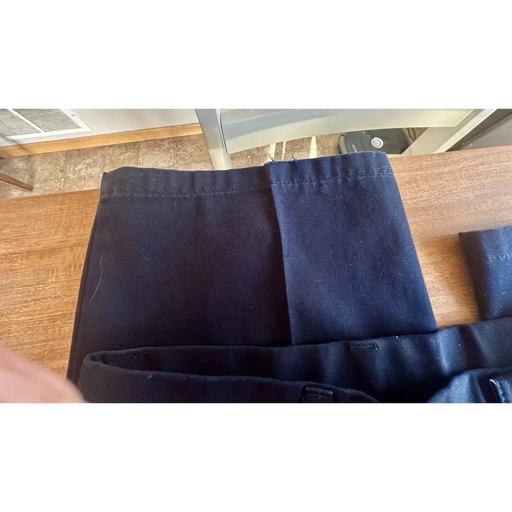 Men's Dockers Flat Front Classic Fit Dress‎ Pants Cotton Blue 36x34